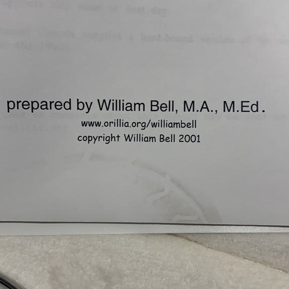 Crabbe teacher’s guide prepared by author. Education - Picture 2 of 3